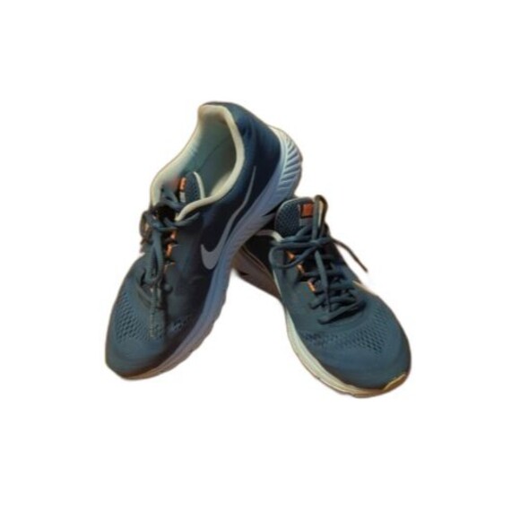 Nike Zoom Structure 17 Running Shoes Womens 9.5 Green Orange 615588-380 - Picture 1 of 9